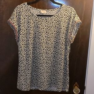 Black Cheetah top